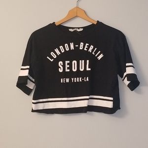 Black and White Cute Shirt From H&M